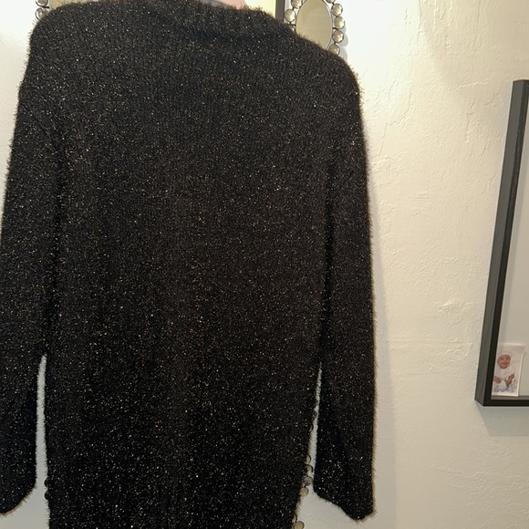 H&M Women's Black Sparkle Sweater, EUC - Picture 4 of 5